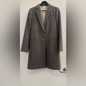 BABATON Wool - Cashmere Coat in Charcoal
